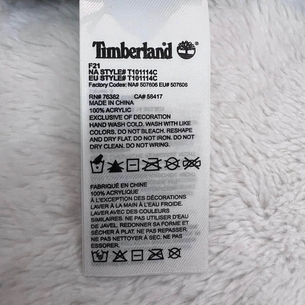 Timberland Grey‎ Charcoal Logo Knit Scarf T101114C Long Scarf New With Tags
